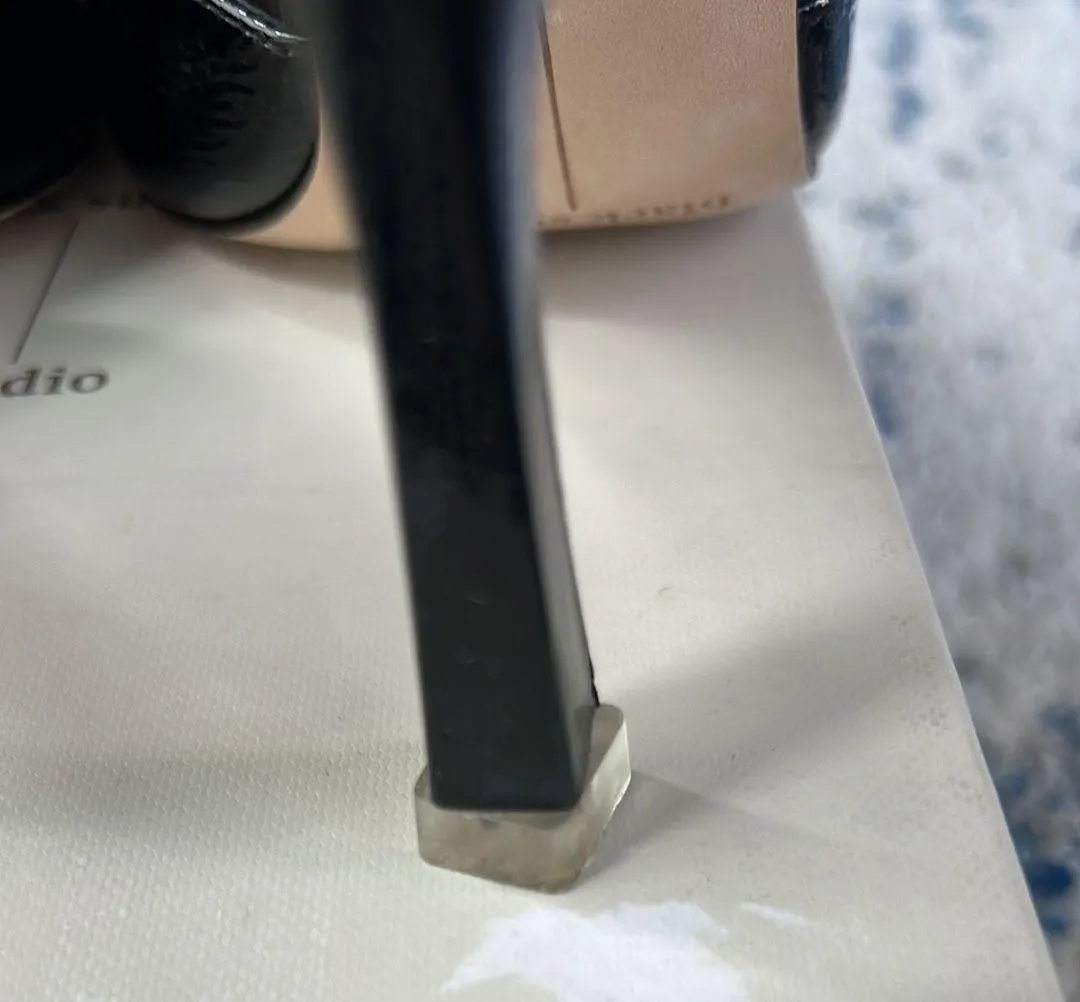 Valentina Mule in Black Patent 39 - Image 10