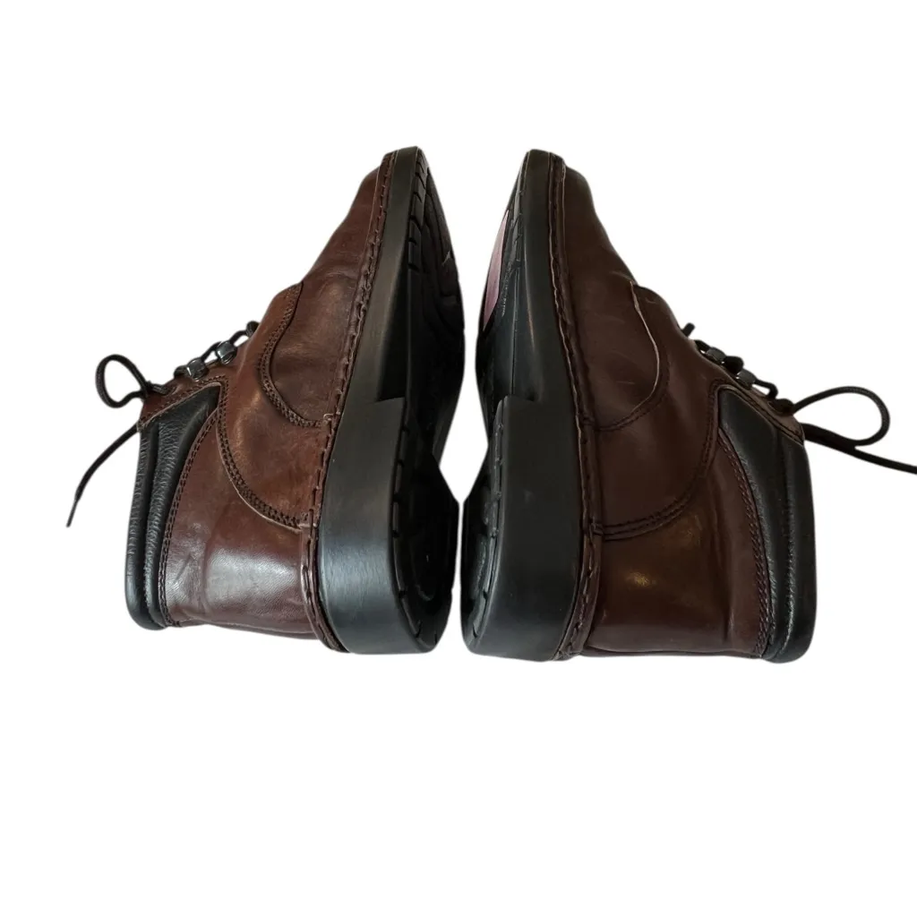 Josef Seibel Dark Brown and Black leather Chukka Boots women’s size 37 - Image 6