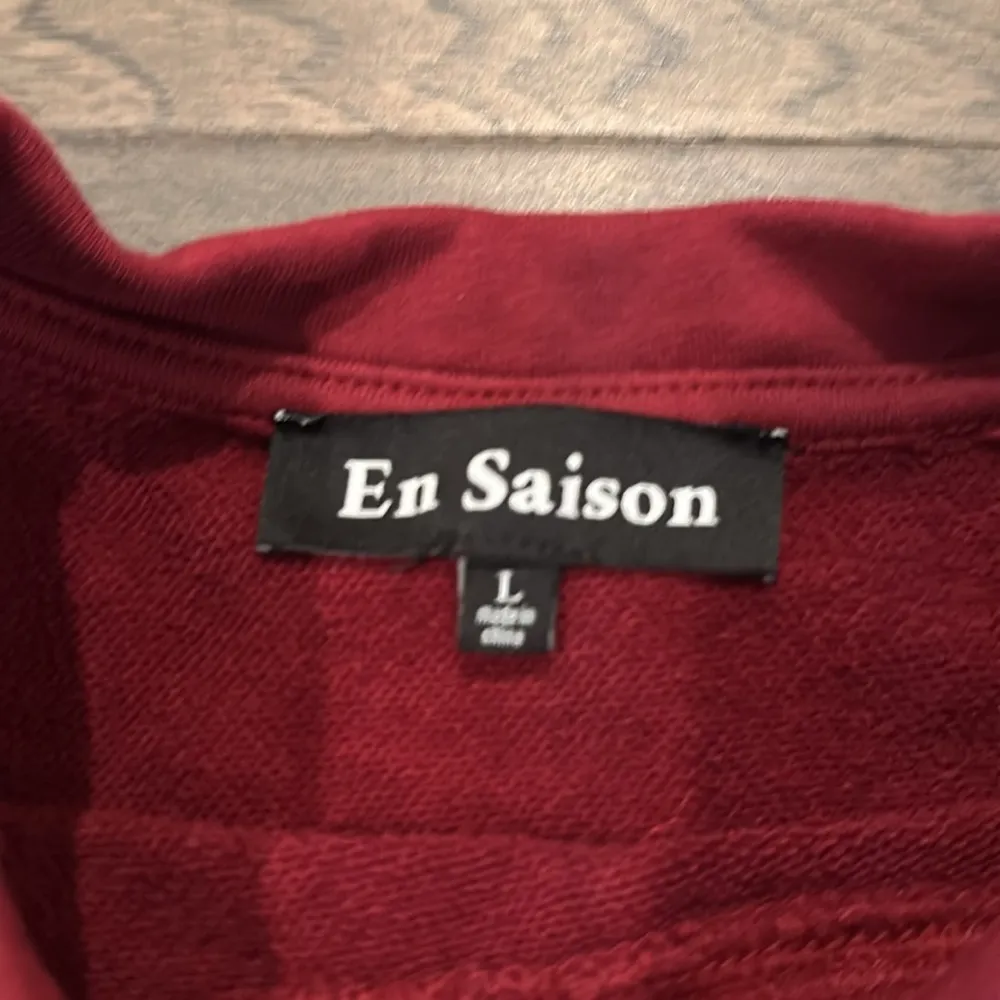 Tuckernuck En Saison Burgundy Mini Dress Sz L Red Size L - Image 6