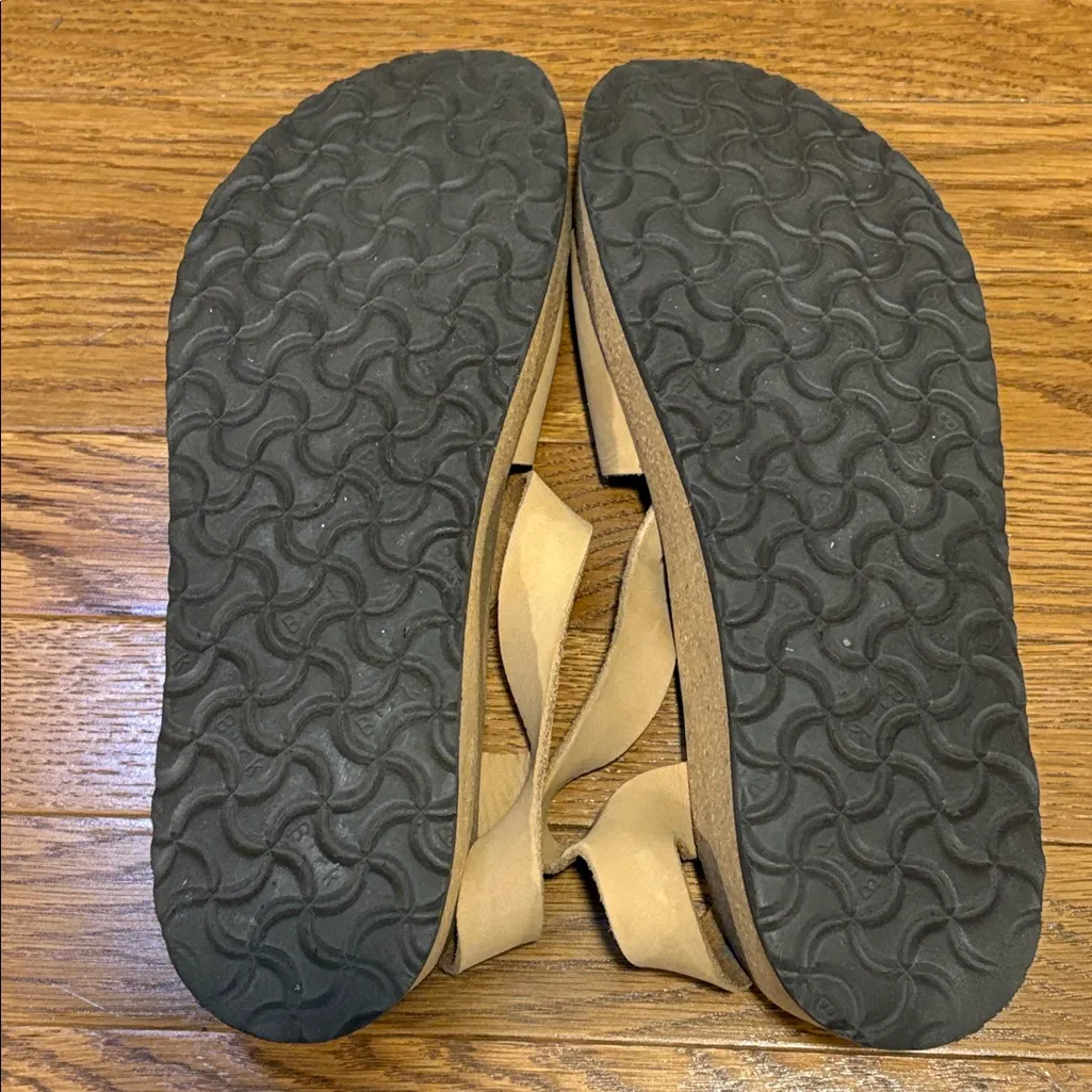 Birkenstocks | Papillo Brand Sandals Ankle Buckle Size 42 Women 11.5 Neutral Tan - Image 5