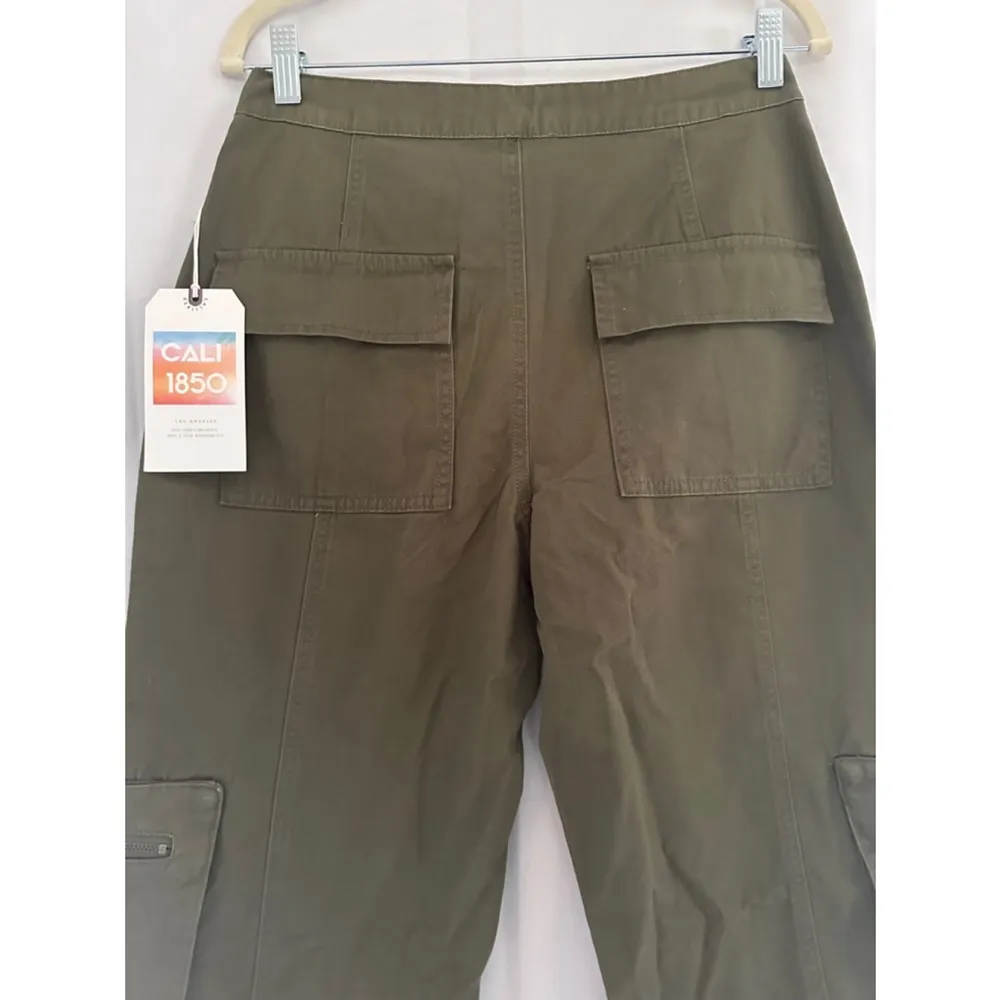 Women's Cali 1850 Cargo Pants - Green - Size 5 - Image 3