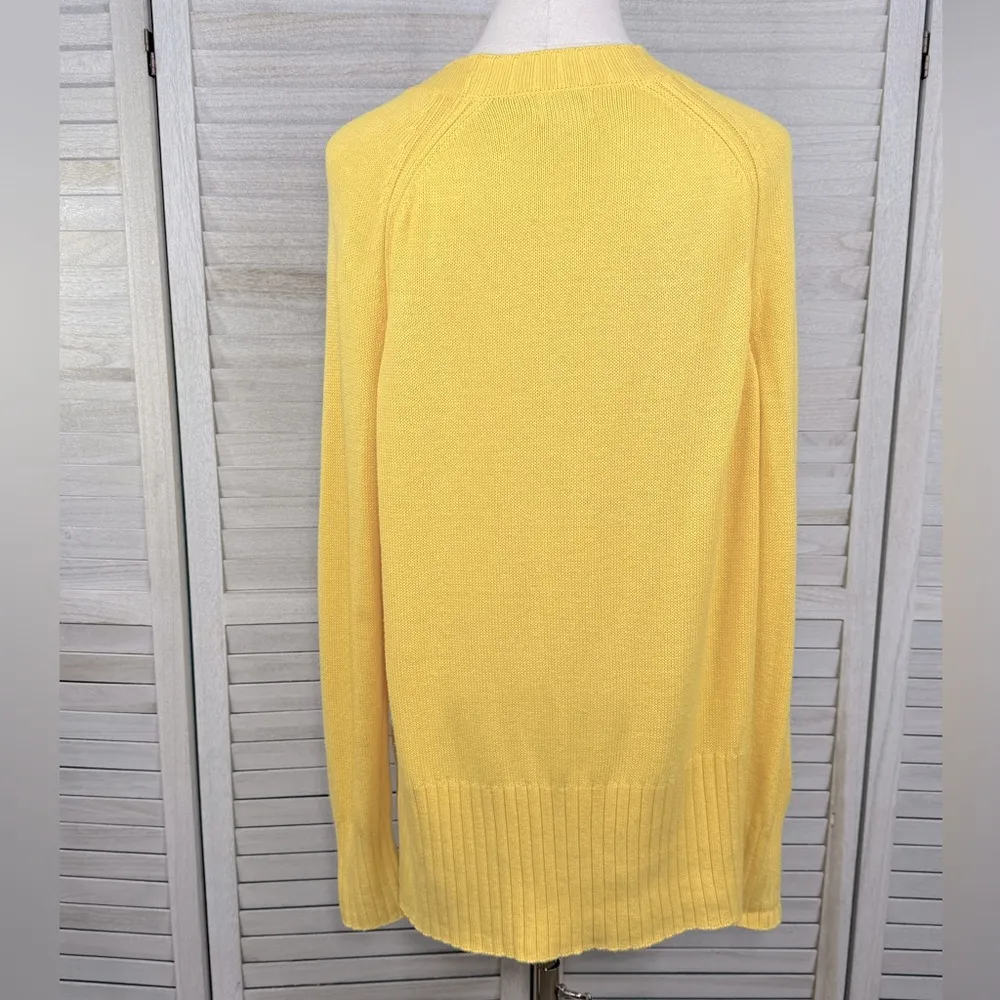 OLD NAVY Crewneck Sweater Yellow-Medium - Image 2