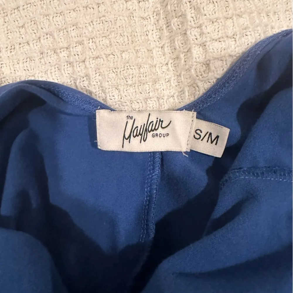 The Mayfair group PE romper size S/M small medium blue jumpsuit - Image 5