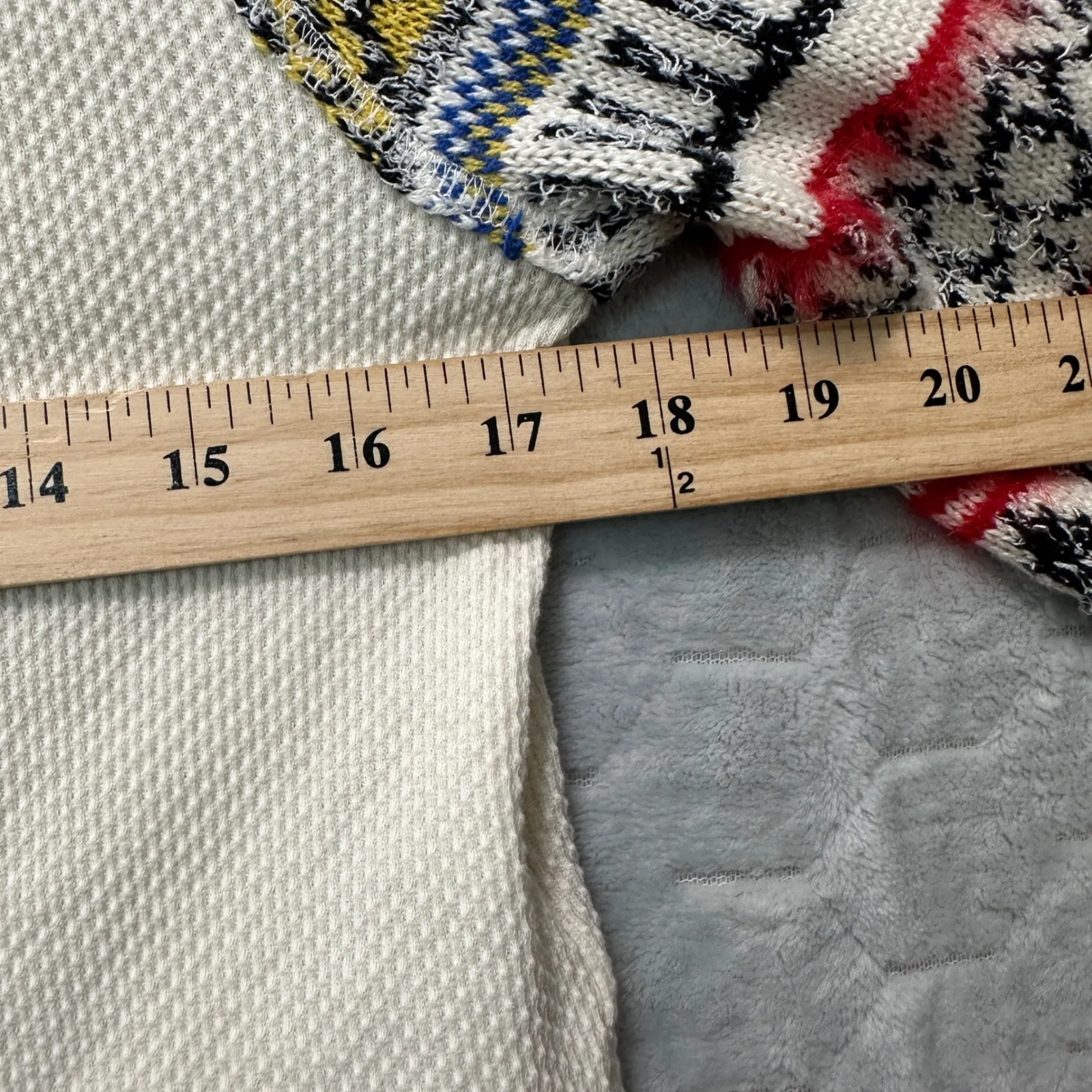 Free People Women Bright Side Cropped Thermal Top S Fair Isle Boho Festival Cozy - Image 6