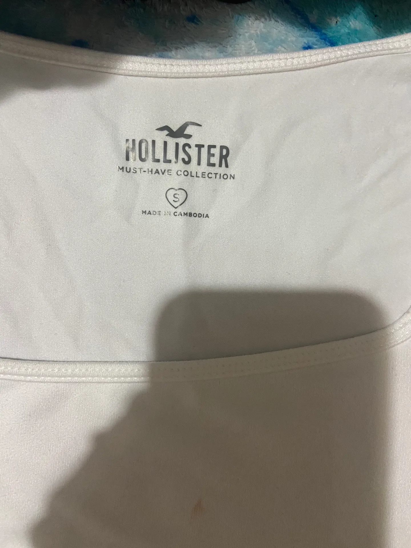 White Long Sleeve Square Neck  - Image 3