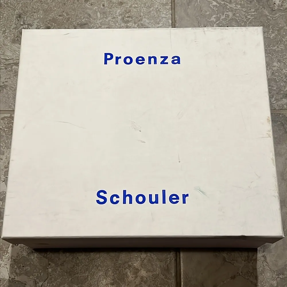 Proenza Schouler CA/SH Shearling Booties in Black, Size 38 NEW in Box + DustBag - Image 13