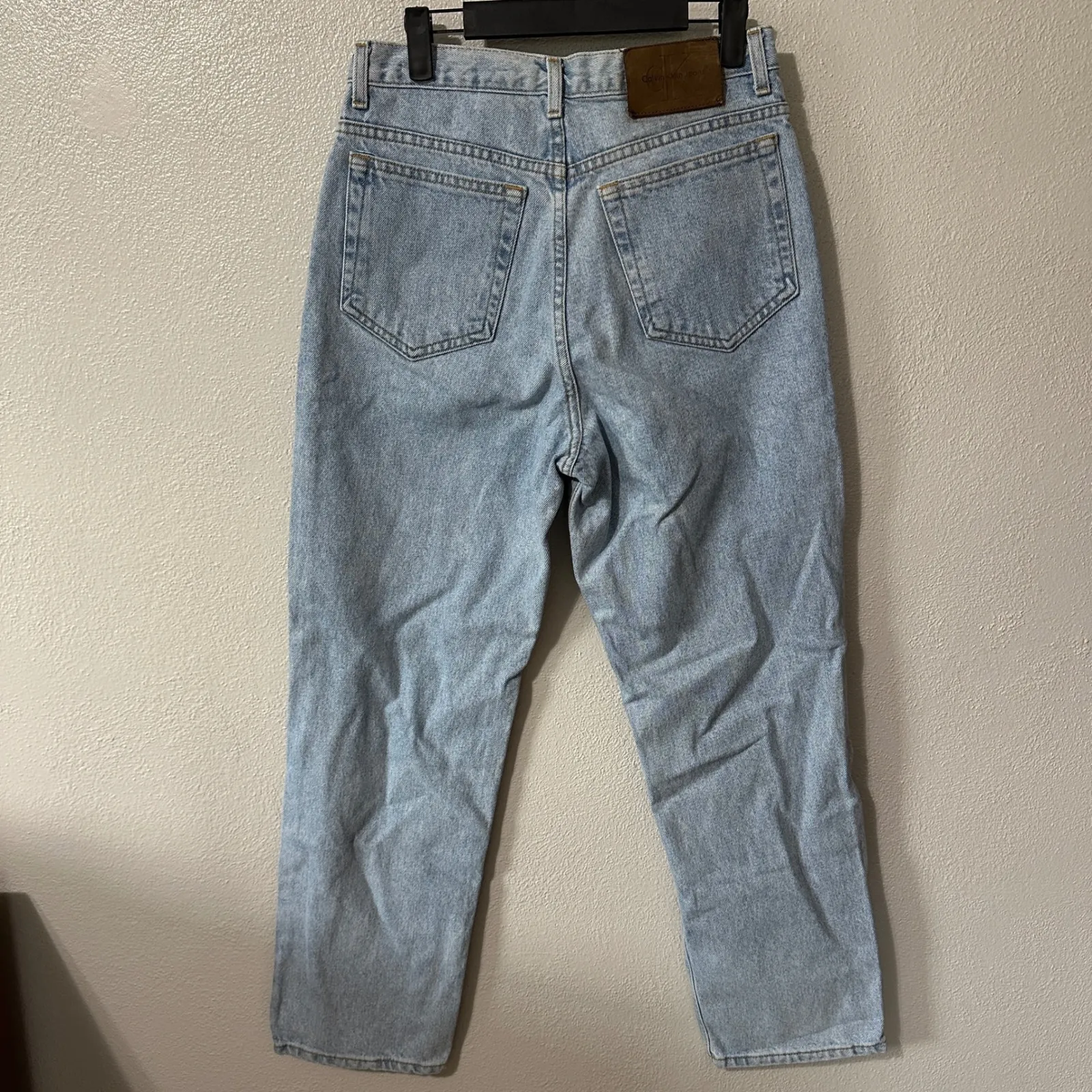 Vintage Calvin Klein Mom Jeans High Waist Light Wash Denim Womens Size‎ 10 - Image 4
