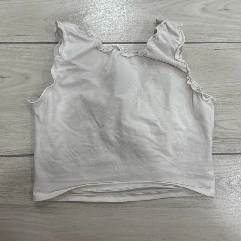 Brandy Melville  Malena white tank top - Image 3