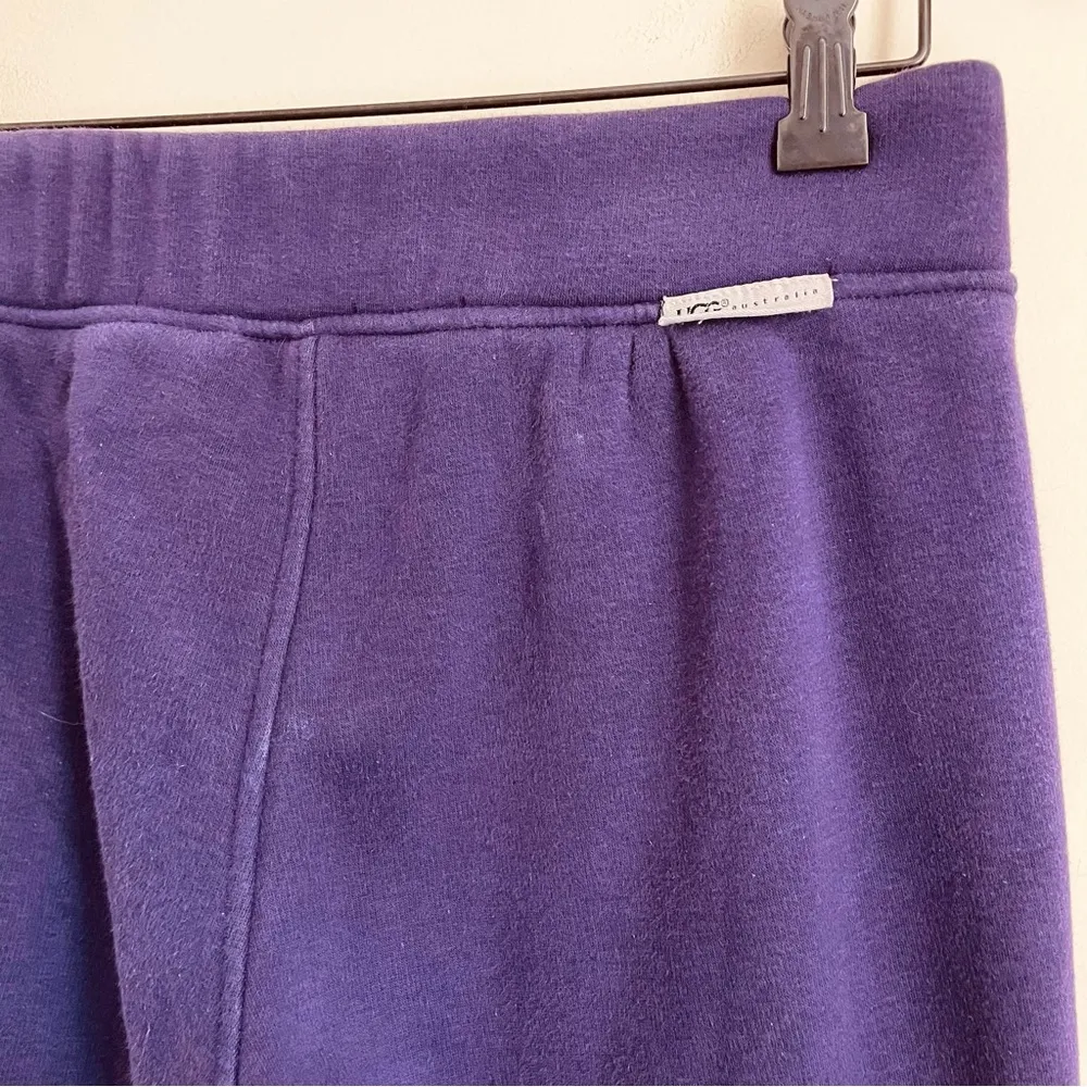 Ugg Straight Leg Terry Fleece Lined Purple Sweatpants size S - Image 13