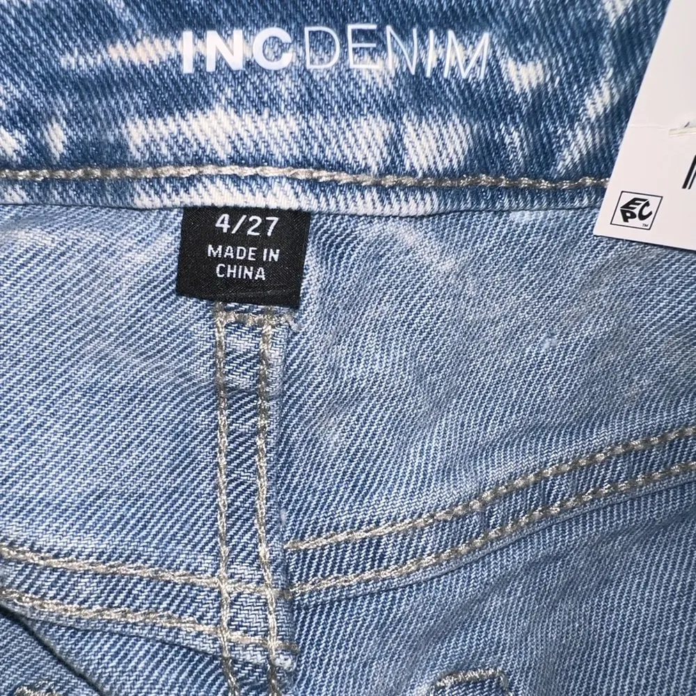 I.N.C🦎DESTROYED HIGH RISE CUTOFF SHORTS🌵 Blue Size 4 - Image 6