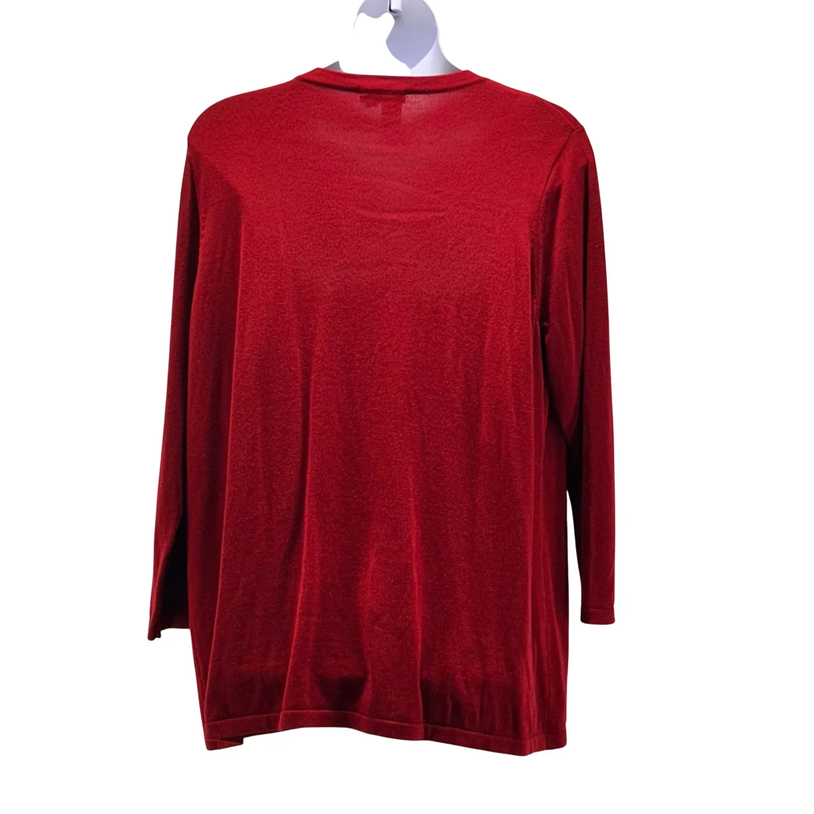 Ulla Popken Cardigan Sweater Red 16 Or 18 - Image 2