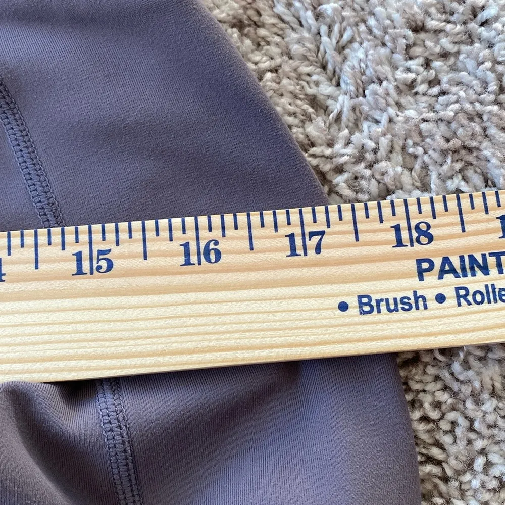 Fabletics Mila High-Waisted Pocket Purple Capri Leggings - Image 6