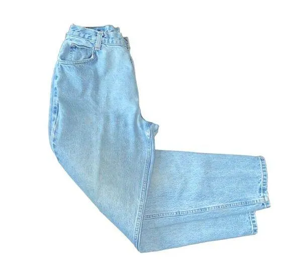 Vintage Gitano High Rise Tapered Leg Light Wash Jeans 30" waist - Image 2