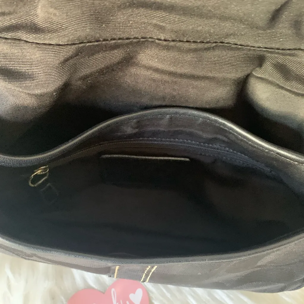 Coach  Brown and Black Monogram Tote - Image 8