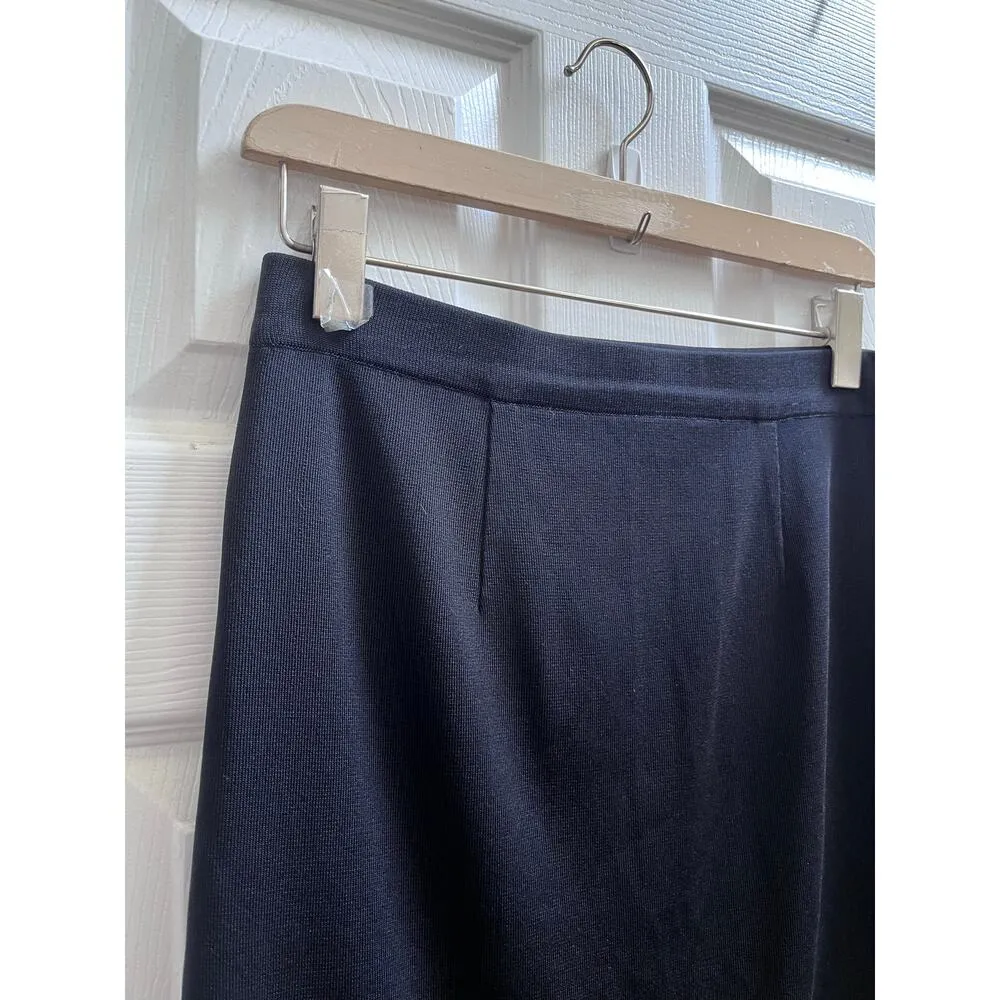 Vintage Exclusively  Black Acrylic A Line Elastic Waistband Skirt Size XS - Image 3