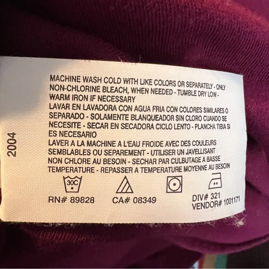 Gloria Vanderbilt 2X Raspberry Long Sleeve Mock Neck Tunic Top - Image 7