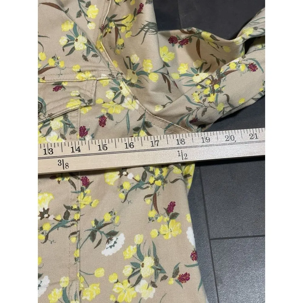 Charter Club Paisley‎ Button Up Multicolor Jacket Cotton Blend Size S S-305 - Image 6