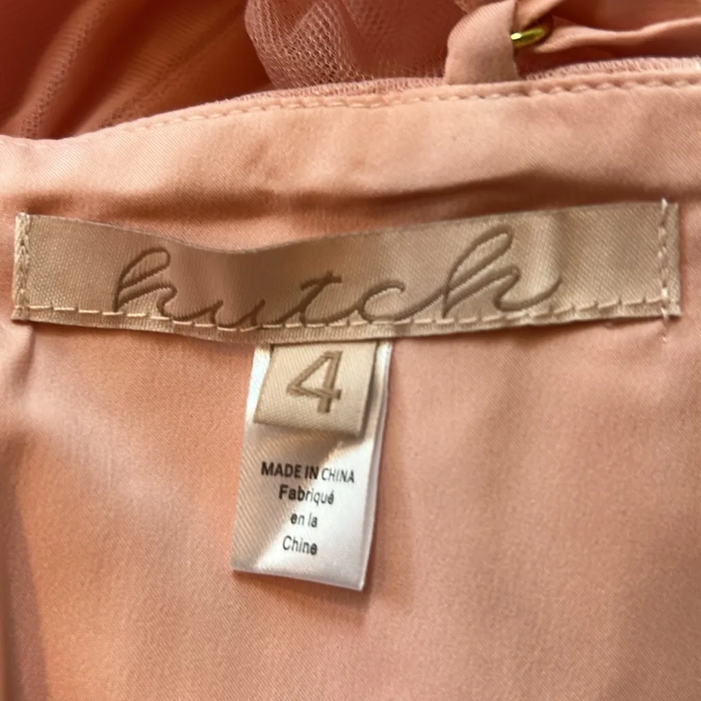 Anthropologie X Hutch Amara Pink Corset Pleated Midi Dress Size 4 NWOT - Image 11