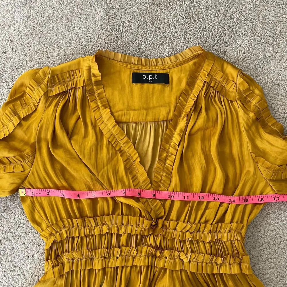 O.P.T. Gold Tianna Ruffle V - Image 11