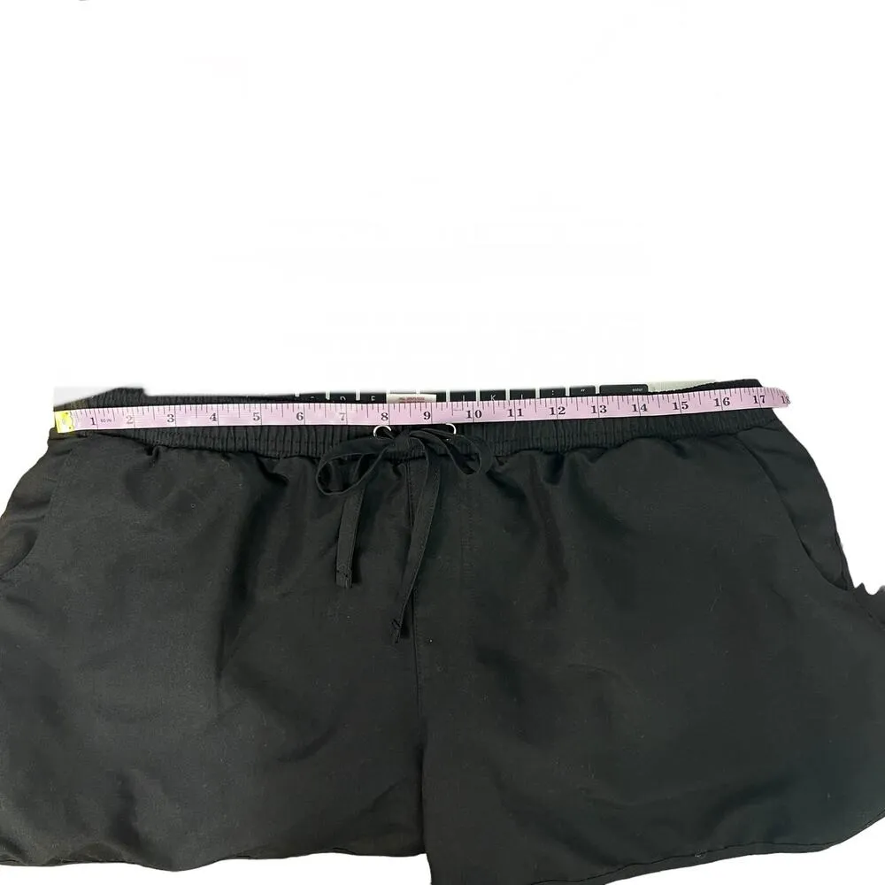 Merona High Rise Black Lightweight Elastic Waist Womens Shorts Size Large - Image 9
