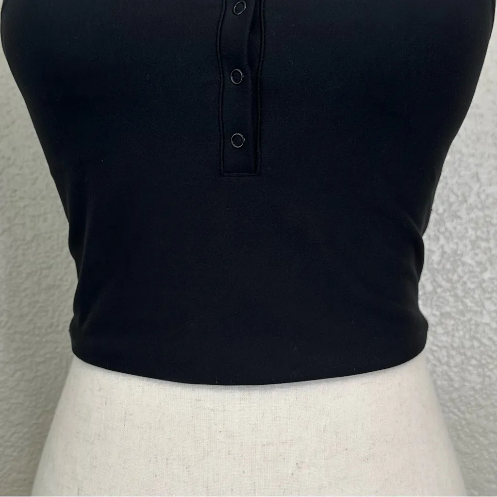 Abercrombie & Fitch YPB SculptLUX Curve Love Plunge Henly Slim Tank, Sz Small - Image 4