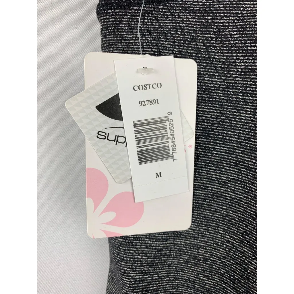 Tuff Athletics Medium Heathered Black Leggings With Nylon Supplex & Lycra Spande - Image 4