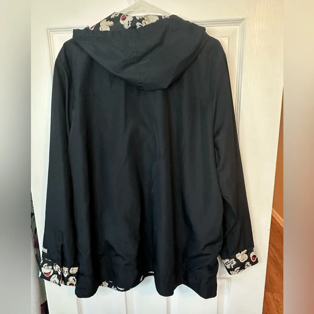 Vintage Mickey Mouse Windbreaker/Jacket with a hood Size 1X - Image 5