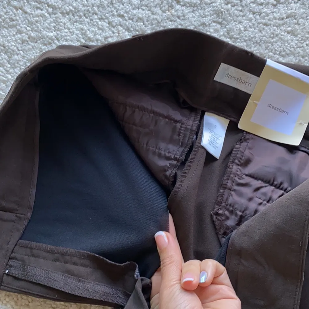New brown tummy control trousers size 6 Dressbarn - Image 10