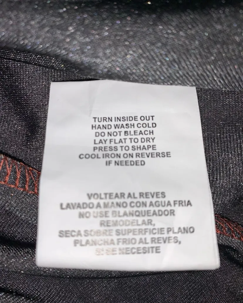 Coco + Jaimeson Surplice V-Neck 3/4 Sleeve Floral Velvet Faux-Wrap Minidress S - Image 12