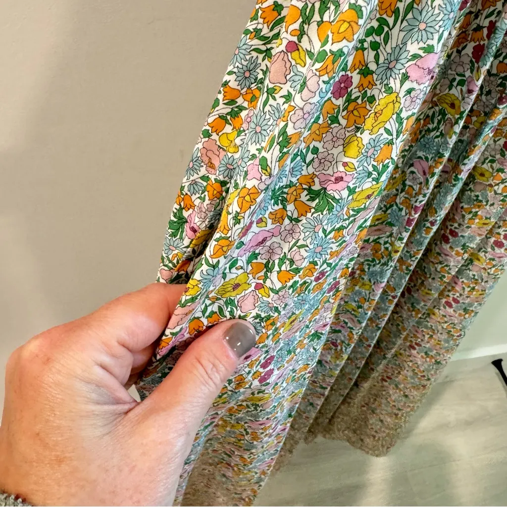 For Love & Lemons X Free People Raleigh Floral Midi Dress Medium - Image 10