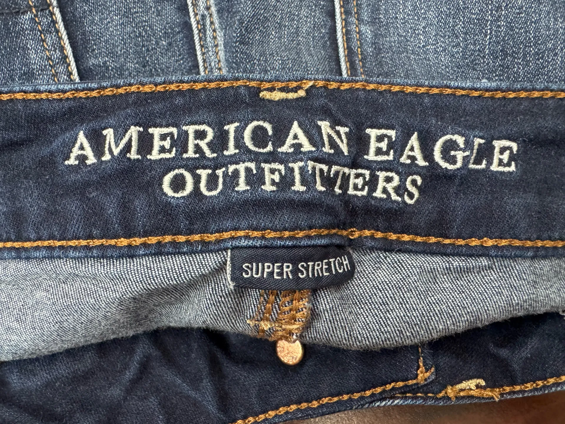 American Eagle Super Stretch AEO Denim X Super Low Jegging Size 6 - Image 5