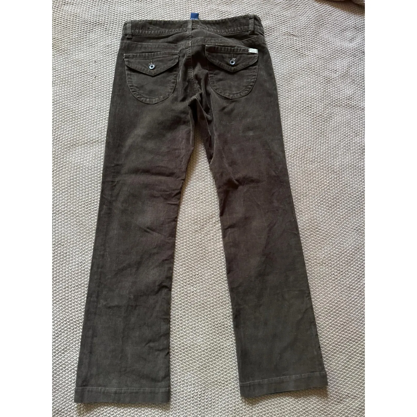 Polo Jeans Ralph Lauren Women's Company Corduroy Pants Brown‎ Size 32 Brown - Image 4