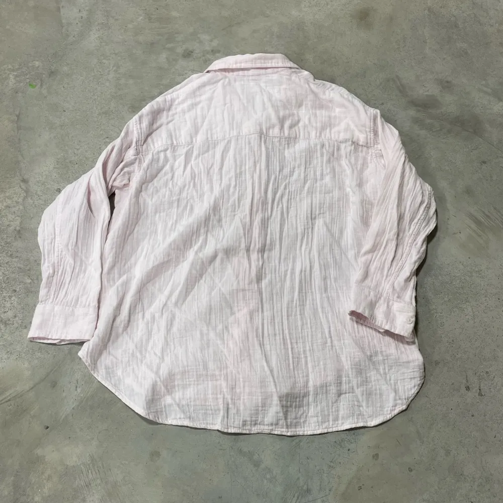 Aritizia Little Moon sail shirt Pale Light Pink Gauze Lightweight Size XXS comfy - Image 7