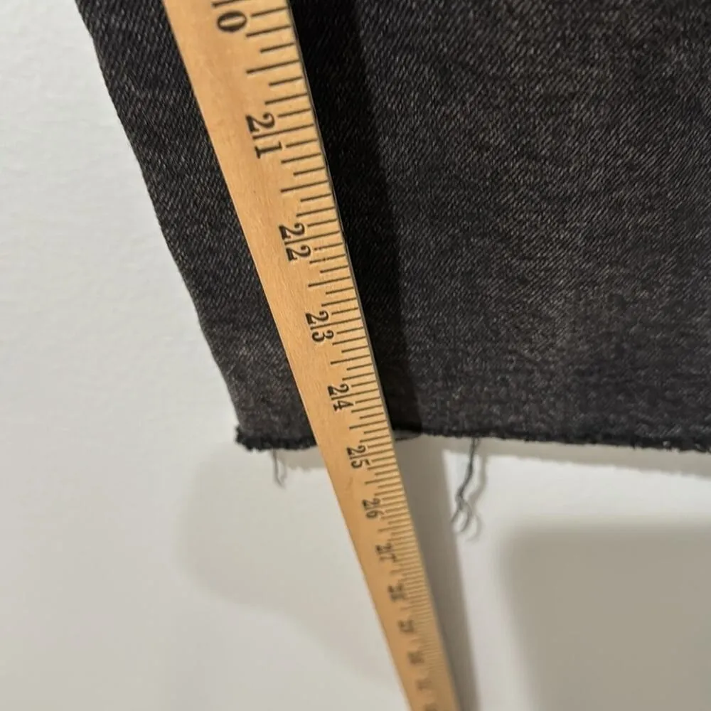 Wild Fable Women’s Jeans Wide leg Skater Goth Gorpcore Trendy Boho  Frayed Hem - Image 5