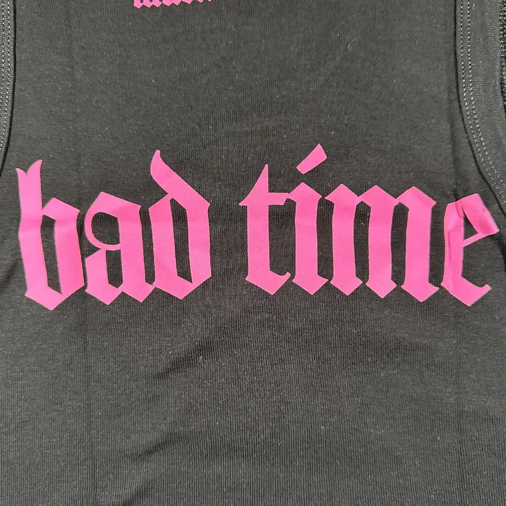 Laura Marano Good Time Bad Time Shirt Womens XL Crop‎ Tank Top Music Band Tour Black - Image 7