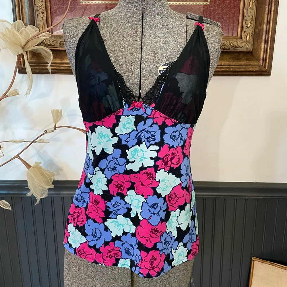 Vintage Betsey Johnson Y2K Sheer Lingerie Open Back Sexy Cami Top - Sz Med 💕🎀 - Image 3