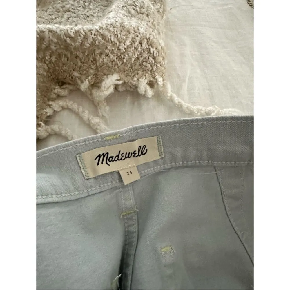 Madewell  Women’s 24 Carpenter Mint Green Pants - Image 4