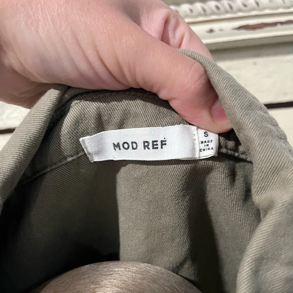 Mod Ref Olive Green Women's Utility Jacket Size Small - Image 2