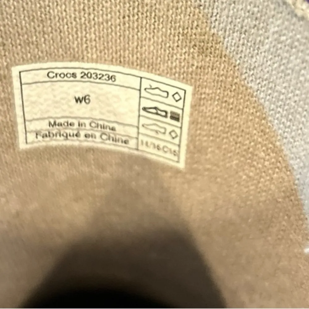 Crocs Women's Purple Floral Abstract Slip-On Rain‎ Boots Casual - Image 15