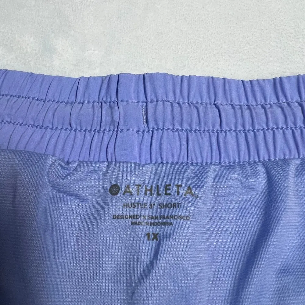 Athleta Hustle 3" Shorts Size 1X NEW Lightweight Exercise Gym Workout Running - Image 6