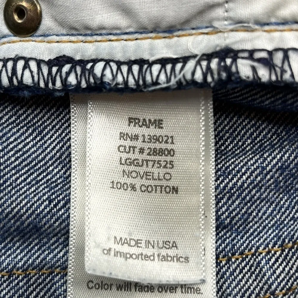 Frame Denim Le Grand Garçon Size 25 - Image 11