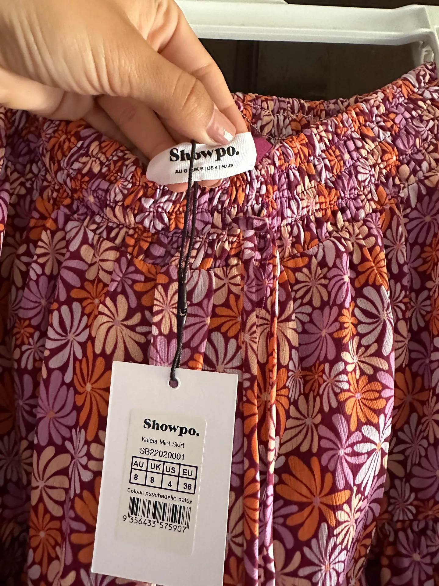 Floral Flowy Mini Skirt - Image 3