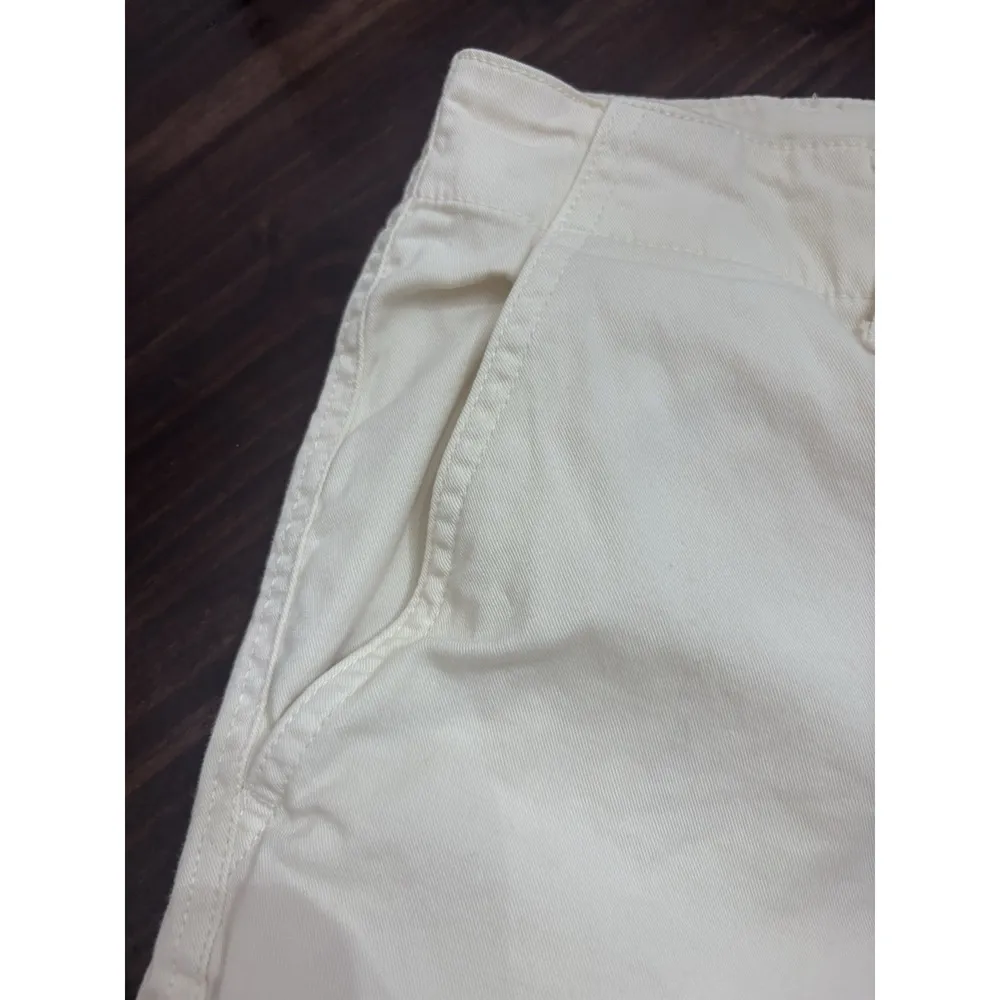 Lauren Ralph Lauren Sz 10 Cotton Chino Joggers Jogger Cargo Pants Khaki Ivory - Image 4