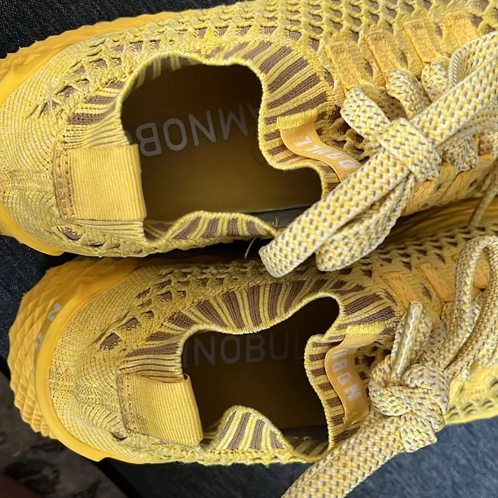 NOBULL Lemon Drop Knit Runner Yellow Sneakers Size 8 Mens 9.5 Womens - Image 7