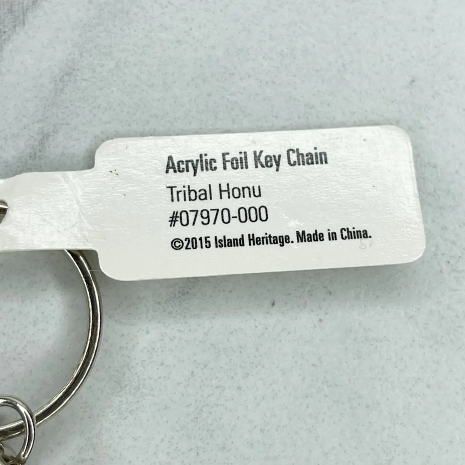 Turtle Tribal Acrylic Foil Keychain Keyring - Image 5