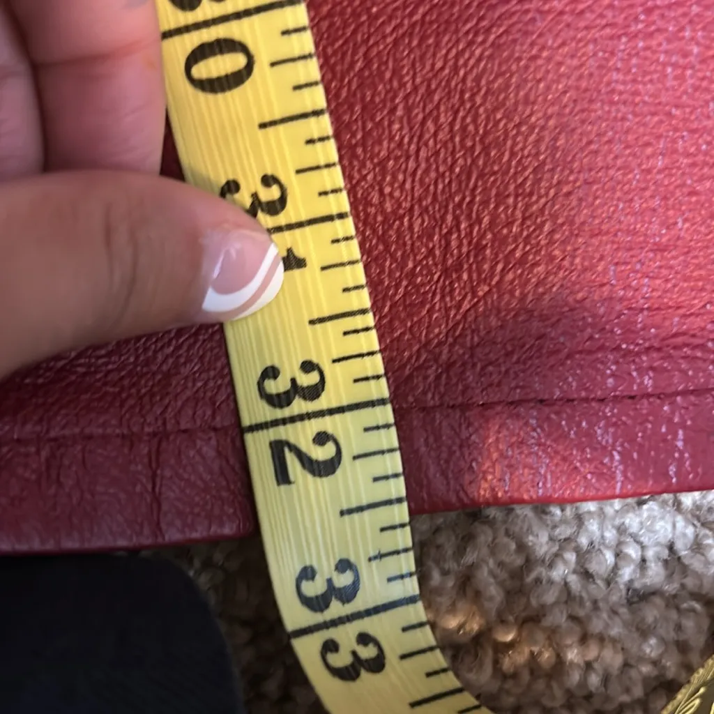 Romans Red Genuine Leather Size 14T - Image 8