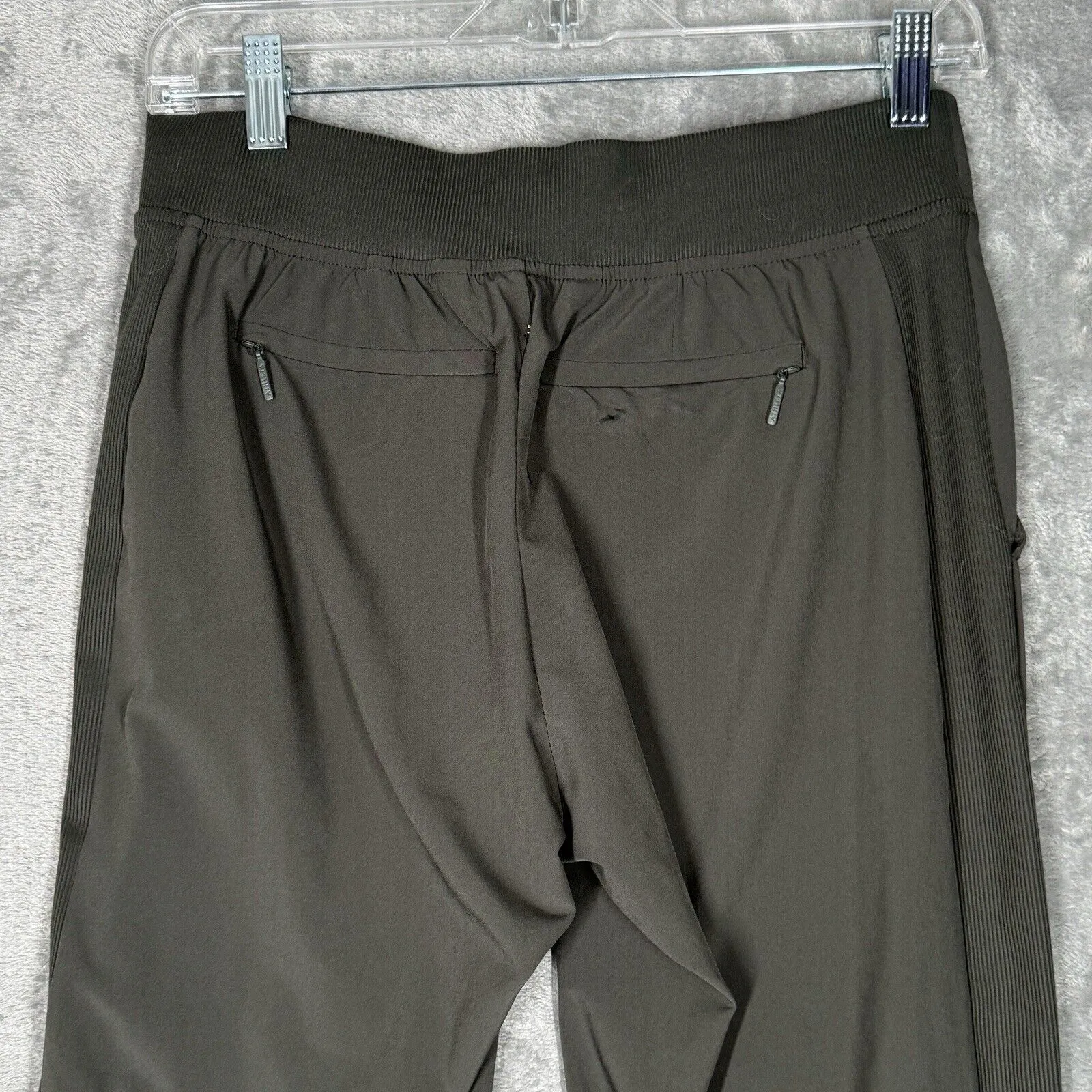 Athleta Pants Women‎ 2 Gray Elation Pant Workout Gym Athleisure Neutral - Image 5