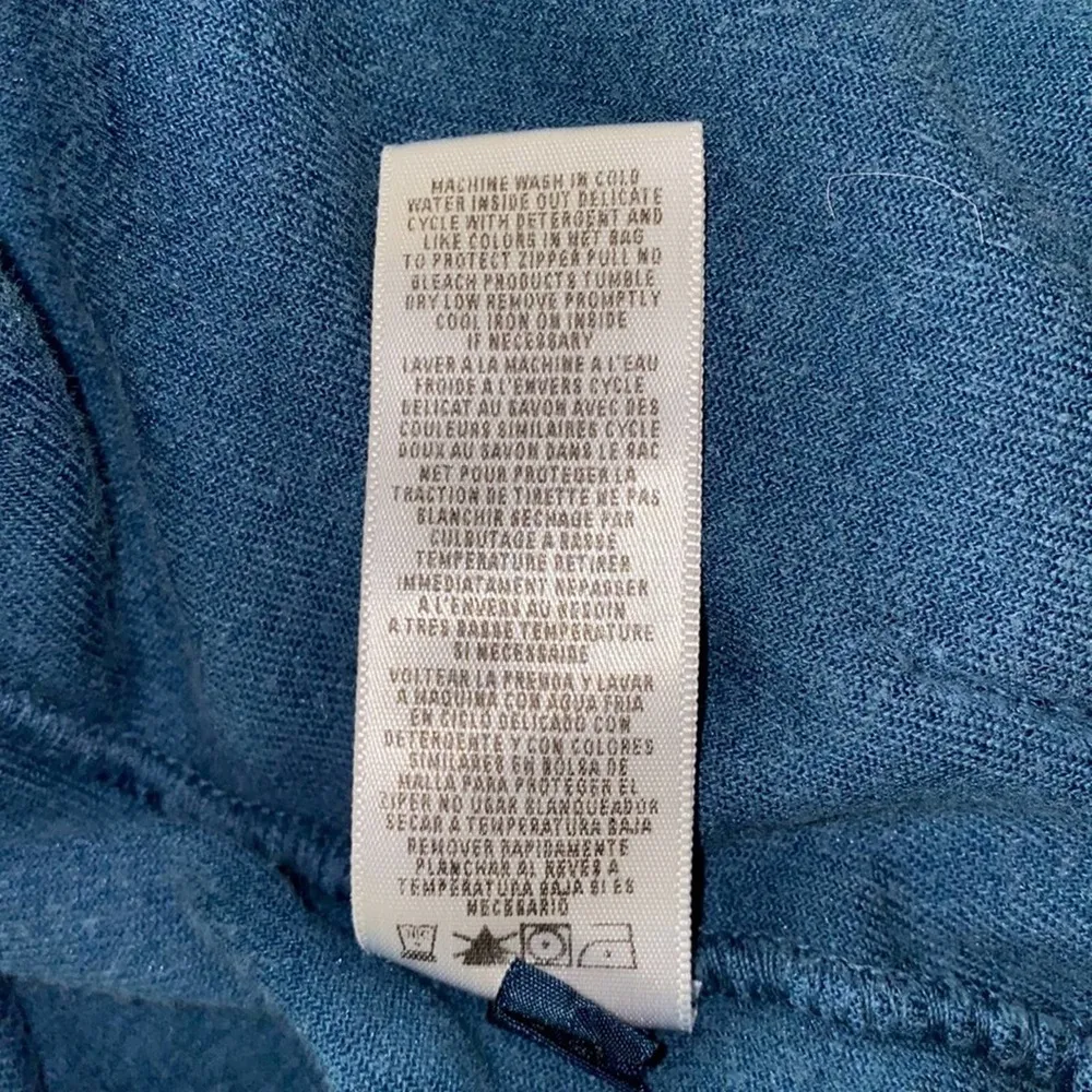 Juicy Couture Teal Zip Up Velour Sweatshirt Sz Lg Cotton Polyester Stretch - Image 3