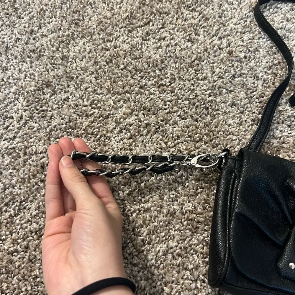 Candie’s Small Black Bow Crossbody or Wristlet - Image 5