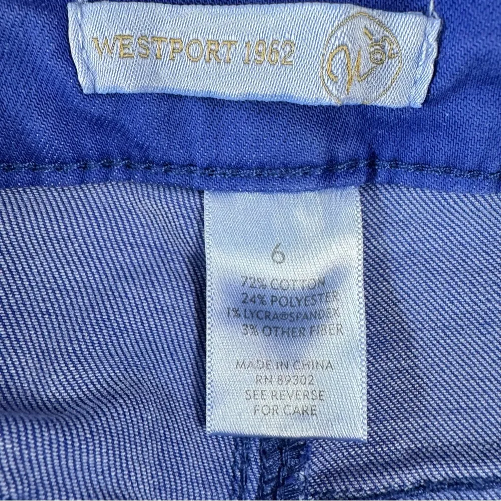 Westport Signature High Rise Bermuda Shorts in Electric Royal Blue Denim - Image 6